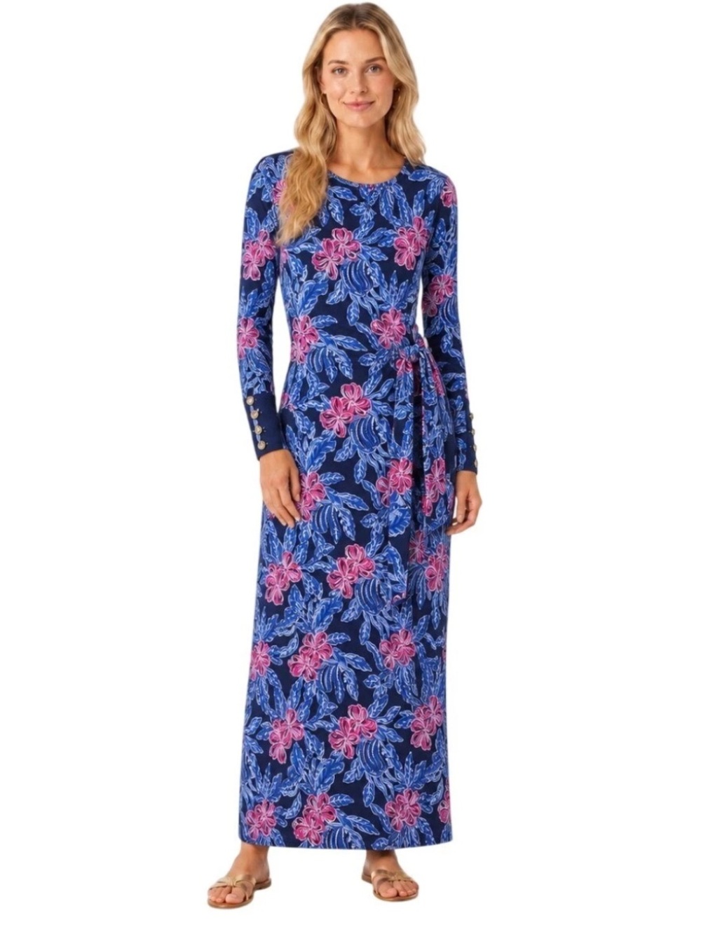 Lily Pulitzer Bryson Long Sleeve Maxi Dress | Women’s Size S